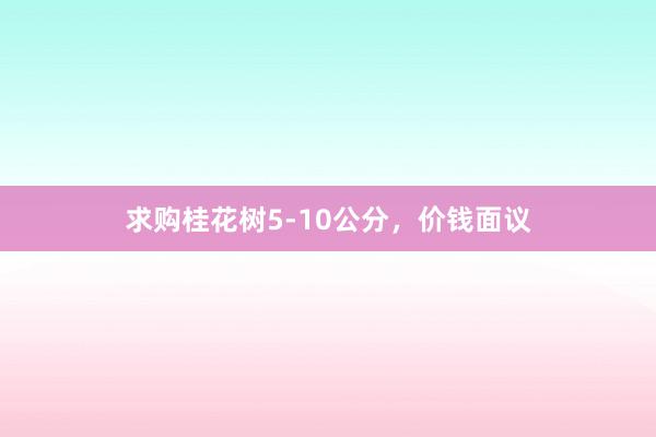 求购桂花树5-10公分，价钱面议